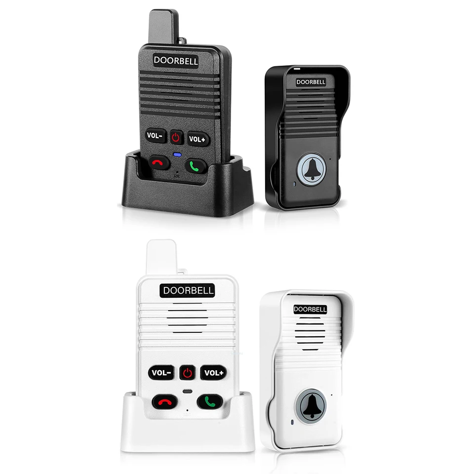 Wireless Rechargeable Intercom Doorbell System 500M