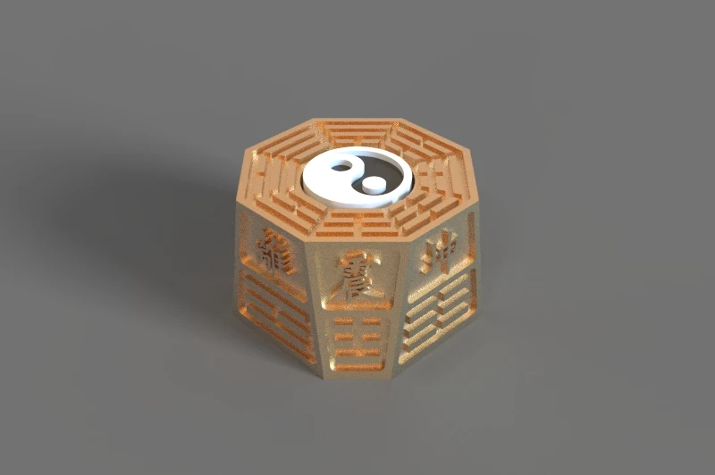 Peça Artesanal Resina Chave Boné Estilo Chinês Leão Dragão Selo Taiji-bagua Pavilhão Buda Keycap para mx Switches 1 - Imagem 3