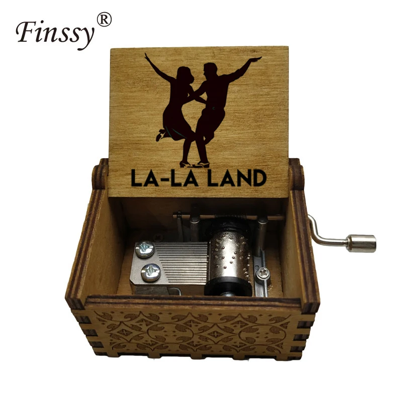 Movie Music Theme La La Land Music Box Custom Song Wooden Color Print Christmas Valentine's Day Birthday Special Gifts For wife 3