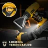 400W Cordless Heat Gun 50℃-550℃ Variable Temperature with LCD Digital Display Hot Air Gun for Dewalt 20V Battery (No Battery) 3