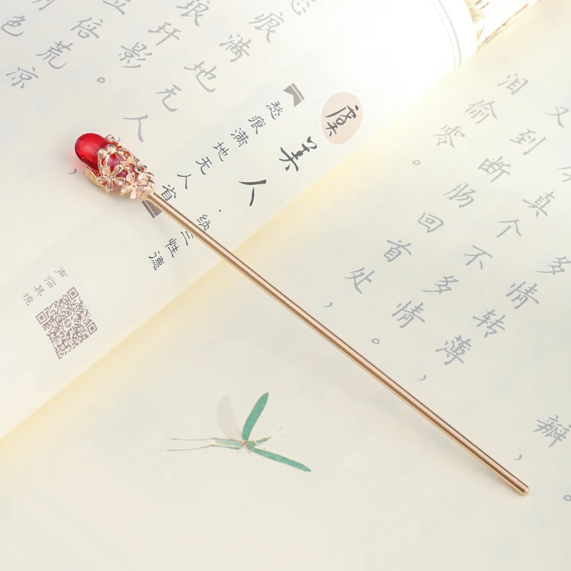Chinesische Double Dragon Haar Krone Mit Quaste Hanfu Kopfschmuck – Detail 2