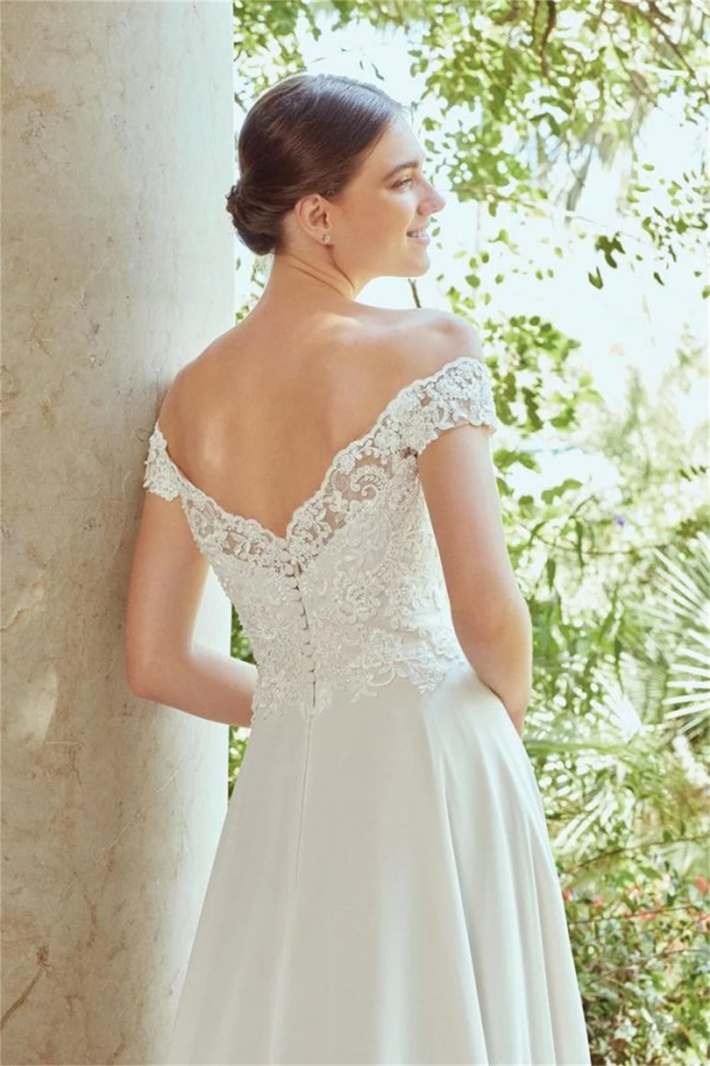Vestidos De Novia Boho Wedding Dress Off The Shoulder Vintage Women Bride To Be Bridal Gowns Chiffon Sweetheart Bride Dresses short wedding dresses