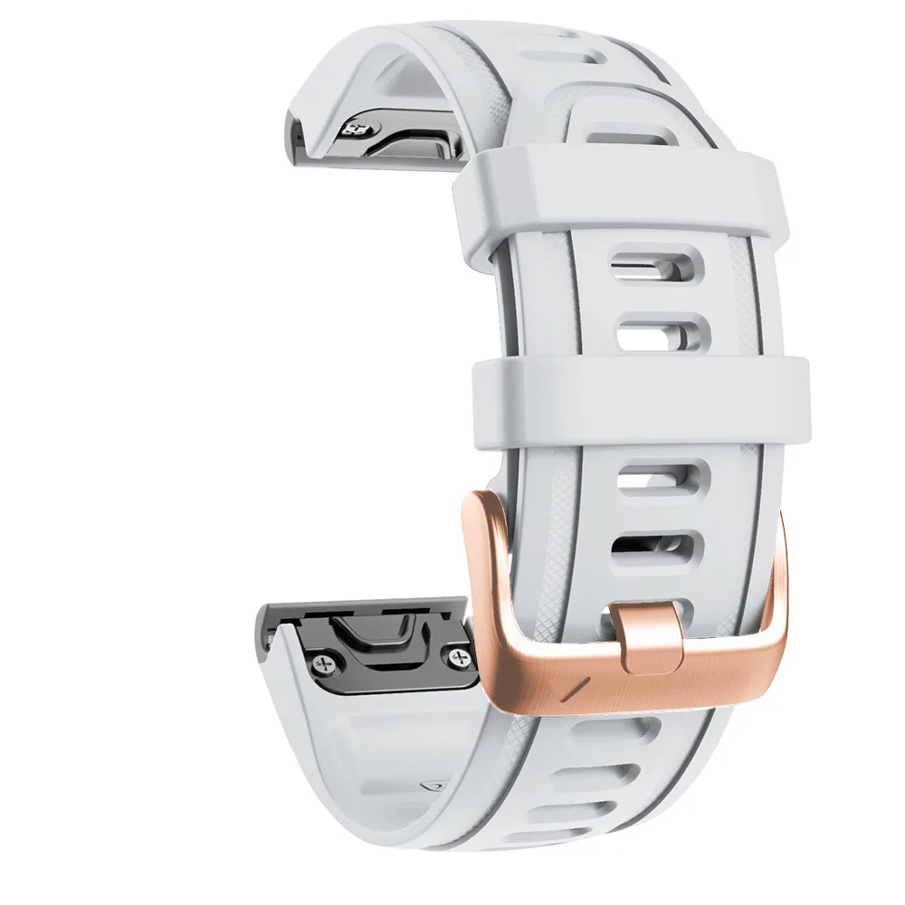 רצועת רצועת שעון 20mm עבור Garmin Fenix 6S 6S Pro 5S רצועות סיליקון להחלפה עבור שעונים חכמים Garmin Fenix7s