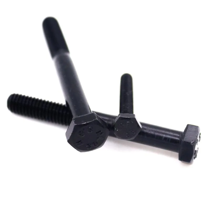 1/10pcs M6 M8 M10 M12 M14 M16 Black Grade 12.9 Alloy Steel Metric 