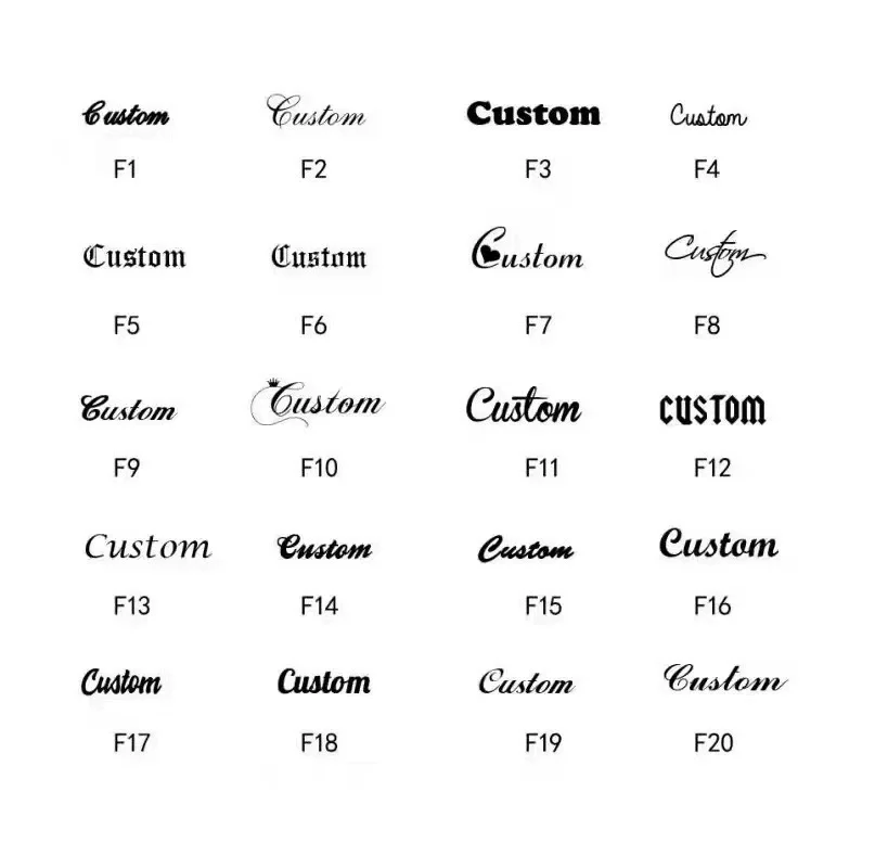 Customize name