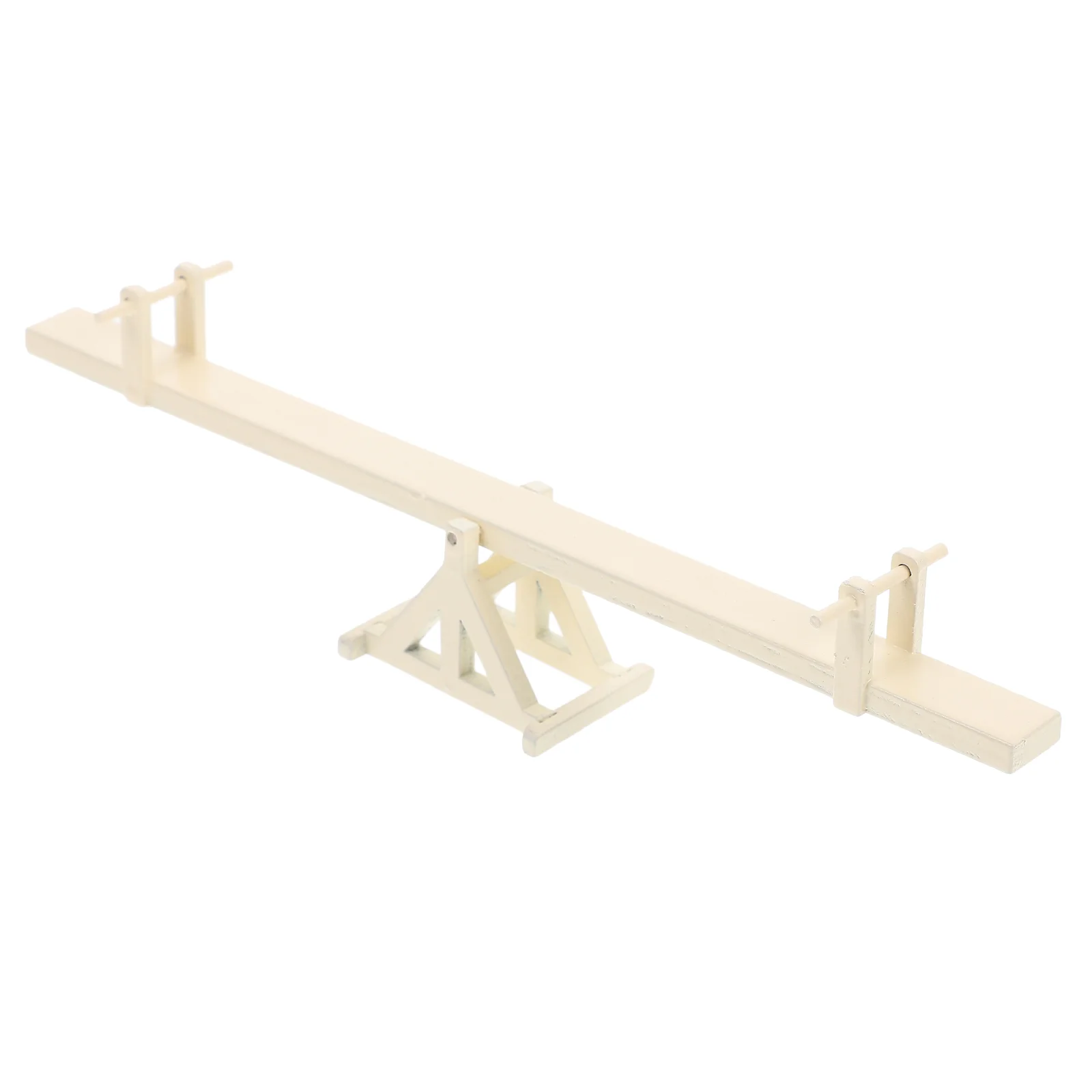 

Кукольный домик Seesaw, игровая площадка, миниатюрная деревянная модель сказочной деревни, мини-мебель, кукольный домик, микро-пейзаж, бежевый
