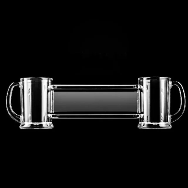 B84B-Siamese Double Tool Dating Mug Wine Beer Beer Glass Glass&Bottle Wine Glasses For Two Dating Glasses 5
