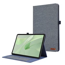 Elegant Soft Fabric Flip Stand Case for Matepad 12x (Blue)