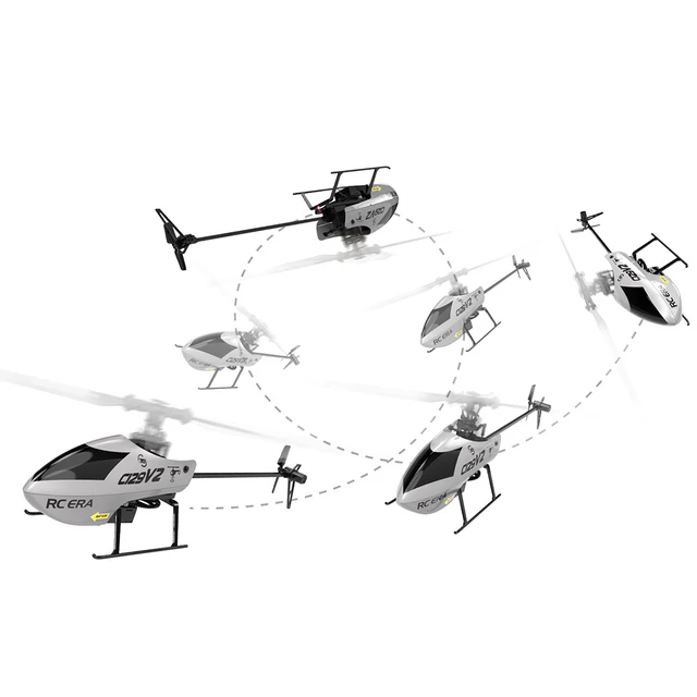 RC ERA C129V2 RTF RC Helicopter 2.4GHz 6-axis Gyroscope One Click 3D Flip Remote Control Aircraft Hobby Toys - Image 3