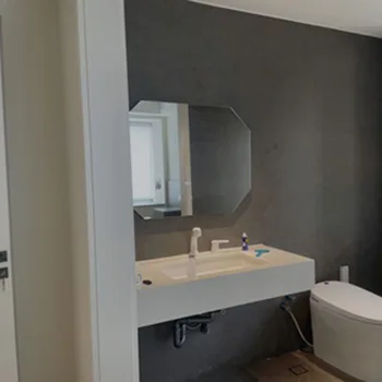 Wall Mounted Bathroom Mirror With Led Light Sensor Backlight 6