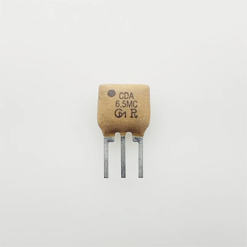 100PCS Original Murata Ceramic Discriminator CDA6.5MC 6.5C 6.5MHZ 6.5M Straight Plug 3 Feet Spot