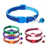 Sequin Pet Cat Collar With Bell Safety Buckle Small Dog Collar Adjustable Gato Necklace Puppy Kitten Collier Chain Quick Release 1