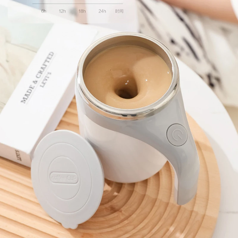 

Новая автоматическая Магнитная чашка с самоперемешиванием, чашки из нержавеющей стали 304 для смешивания кофе и молока, умная термобутылка