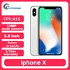 Unlocked Original iPhone X  5.8 inch 3GB RAM  Core iOS A11 Dual Camera Face recognition 4G LTE usedCellphone APPLE iphone x