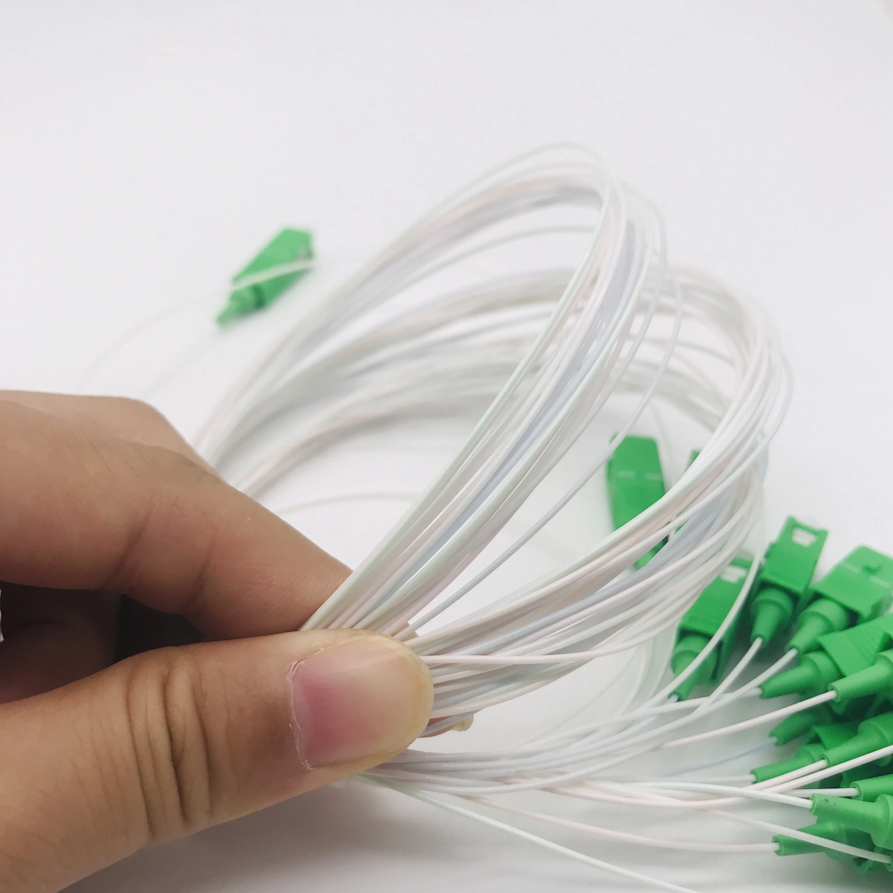 Fiber Optical Splitter, 1x16 SC APC, fiber optic splitter, SM 1m g657a1 PVC, 0.9mm, 5/10pcs, free shipping