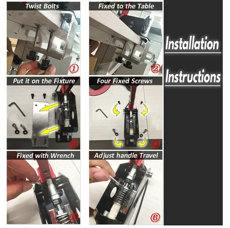 PC 14 Bit SIM Handbrake Clamp USB For Logitech Racing Games G25/G27/G29/T300/T500 FANATECOSW For LFS DIRT Hand Brake Fixture