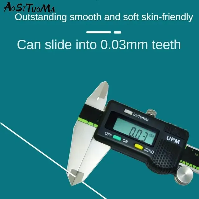 3pcs Ultraclean Mint Dental Floss Effective Plaque Removal,Teeth&Gum Protection Shred Resistant ForThoroughly Clean InTight Area 2