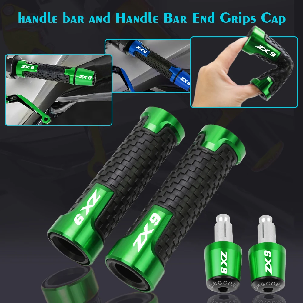 

For KAWASAKI ZX9R ZX9 1998-2005 ZX10R ZX-10R 2006 2007 2008 ZX-9R ZX-9 Motorcycle Handlebar Handle Bar Grips Ends Plug Slider