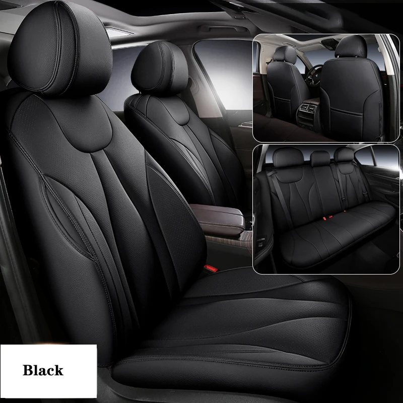 

Custom Car Seat Cover For Chery Tiggo 4 7 8 Pro Execcd Vx Lx RX Max Arrizo PU Luxury Gifts Woman Man Auto Interior Accessories