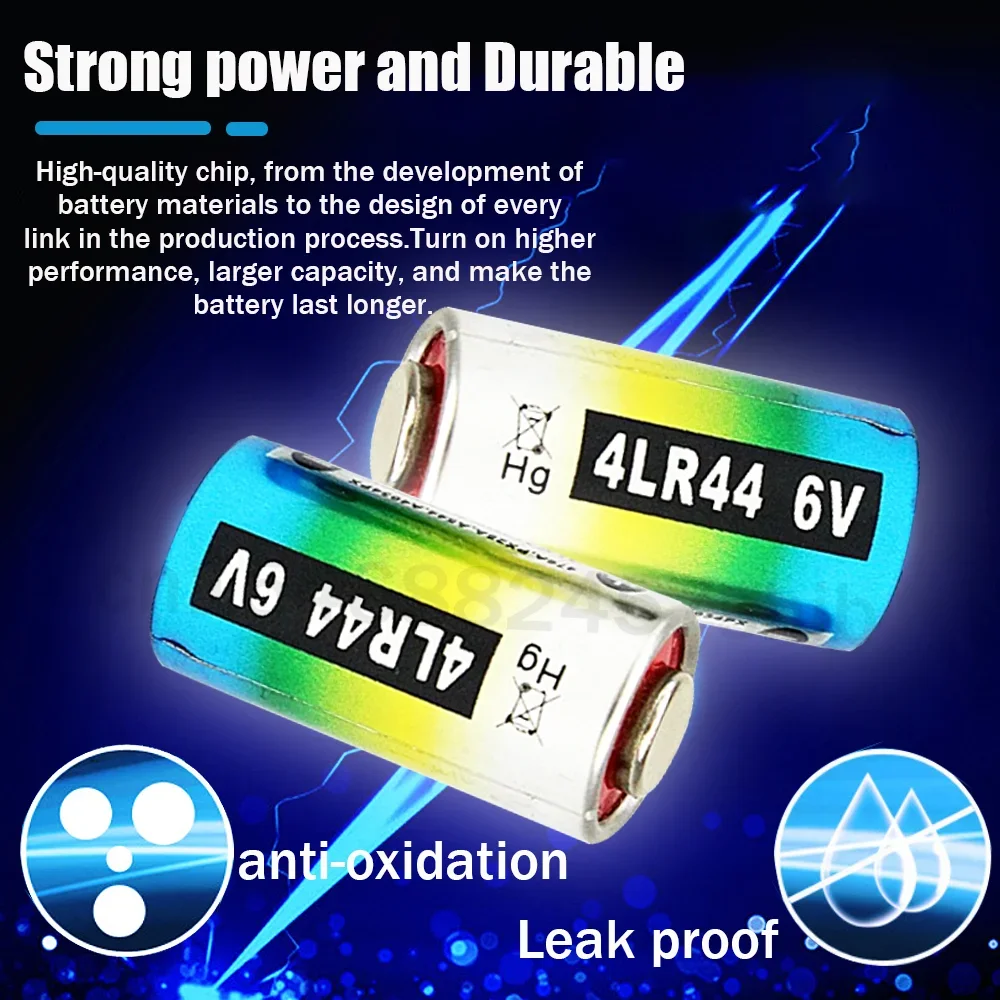 Alkaline Battery 5pcs 4LR44 476A 6V Alkaline Battery PX28A L1325 4AG13 A544V 4034PX 544 4A76 For Bark Stopper Camera Watch Toy Dry Primary Cell disposable battery watch battery