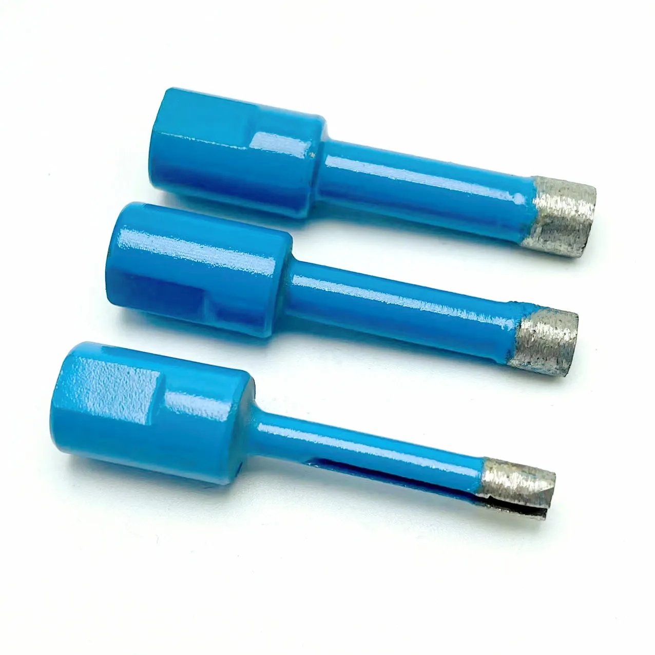 2 Punta Diamantate BGTEC 6mm M14 - Per Forare Piastrelle, Gres E Granito, Per Smerigliatrici