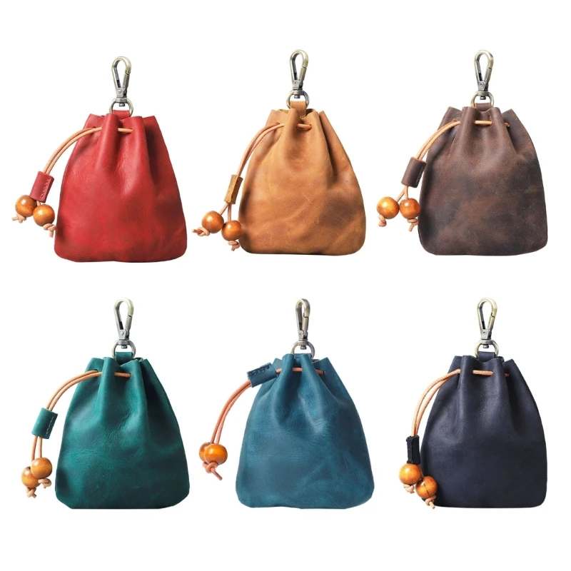 

Drawstring Belt Pouches Clip On Small Purse Costume Accessories E56D