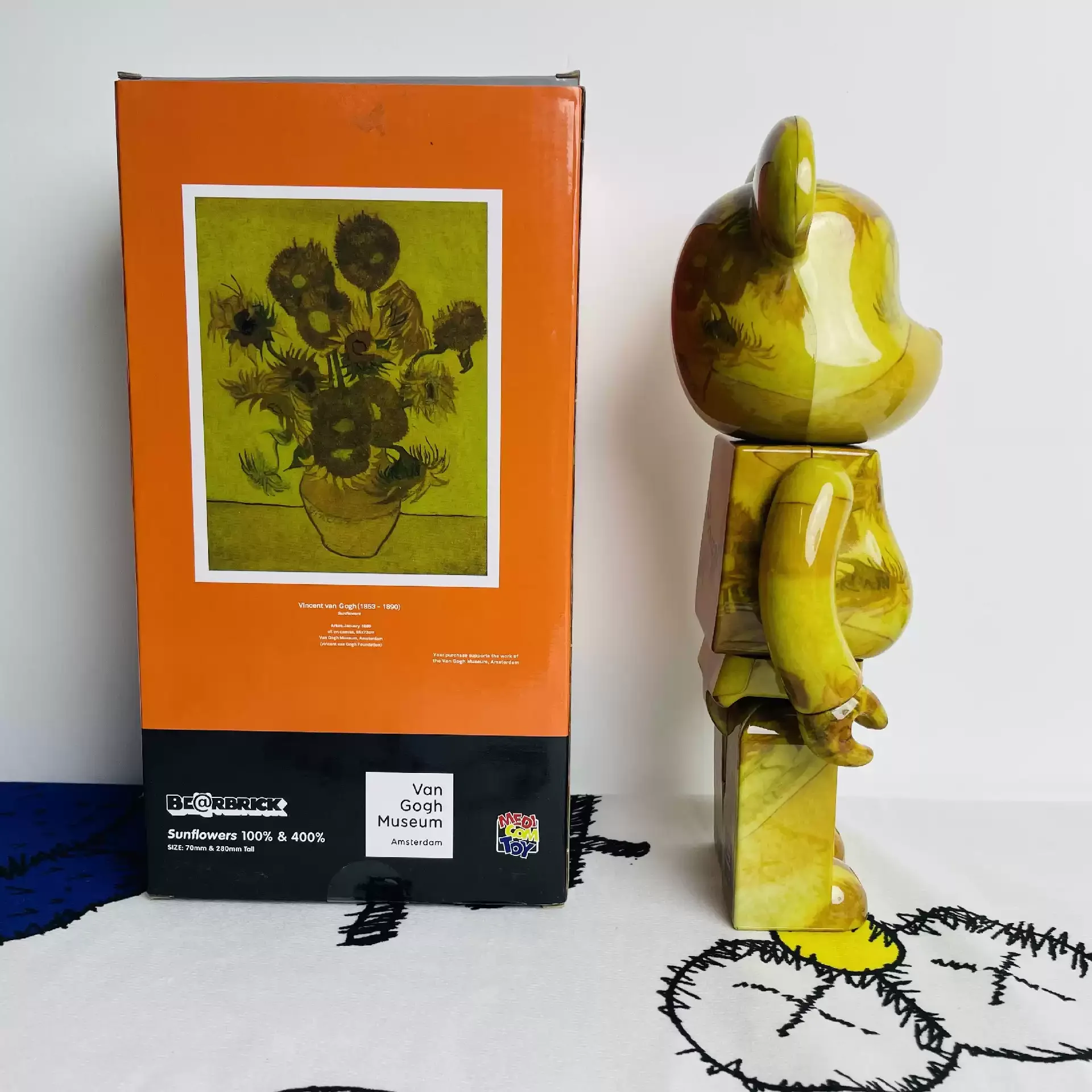 その他 BE@RBRICK Van Gogh Museum Sun flowers BE@RBRICK Van Gogh Museum Sun flowers