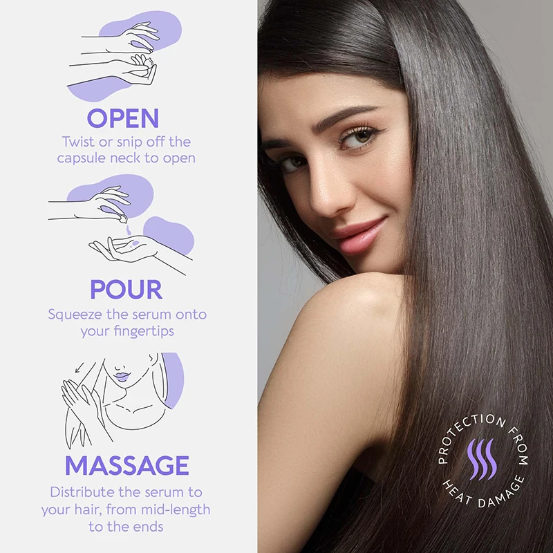Hair Vitamin Capsule EELHOE Keratin Oil Anti Hair Loss Repair Curly Damage Essential Oil essence Silky