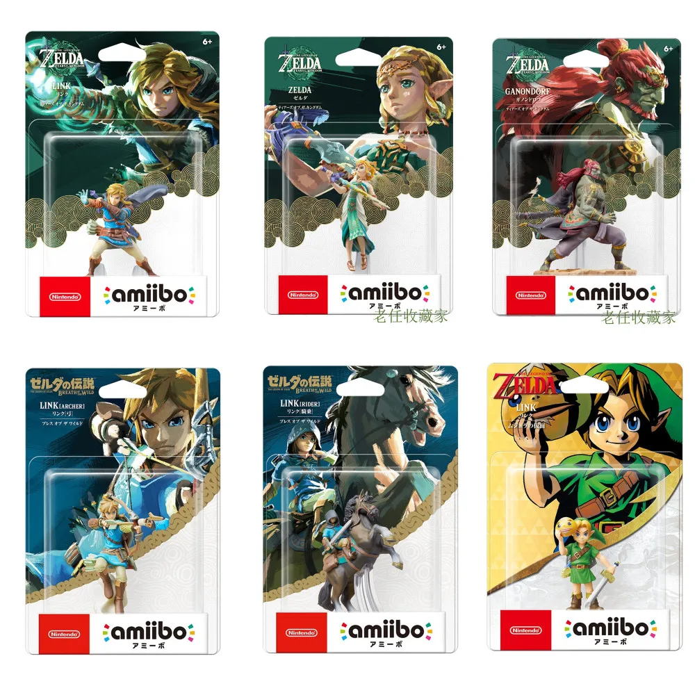 

Подлинная фигурка Amiibo Zelda, слезы царства, сумерки, принцесса амиибо, звеньевая фигурка Ганона, статуэтка аниме, рождественские подарки