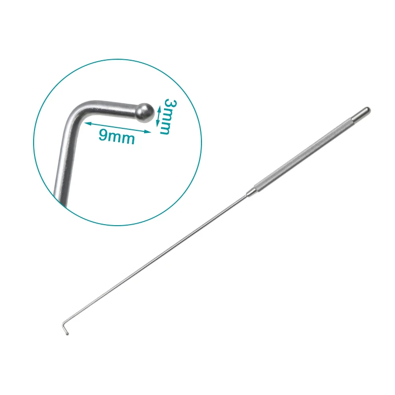 sy i088 veterinary surgery tplo saw blades medical orthopedic instruments bone drill Stainless Steel Nerve Root Probe Dual Channel Medical Lumbar Pedicle Probe Orthopedic Surgery Instrument 278mm