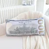 Two Sizes U.S. Dollar Plush Pillow Stuffed Currency Long Cushion Sleeping Bolster Head Support Plushie Present 5