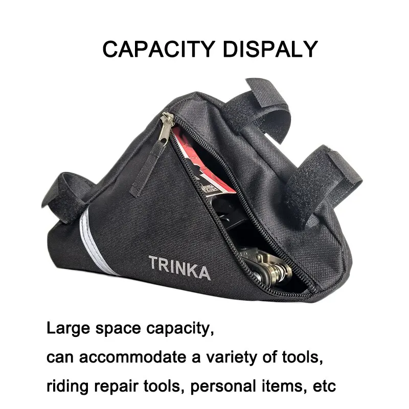 Bicycle Bag Triangle Front Frame Handlebar Waterproof Cycling Bike Parts