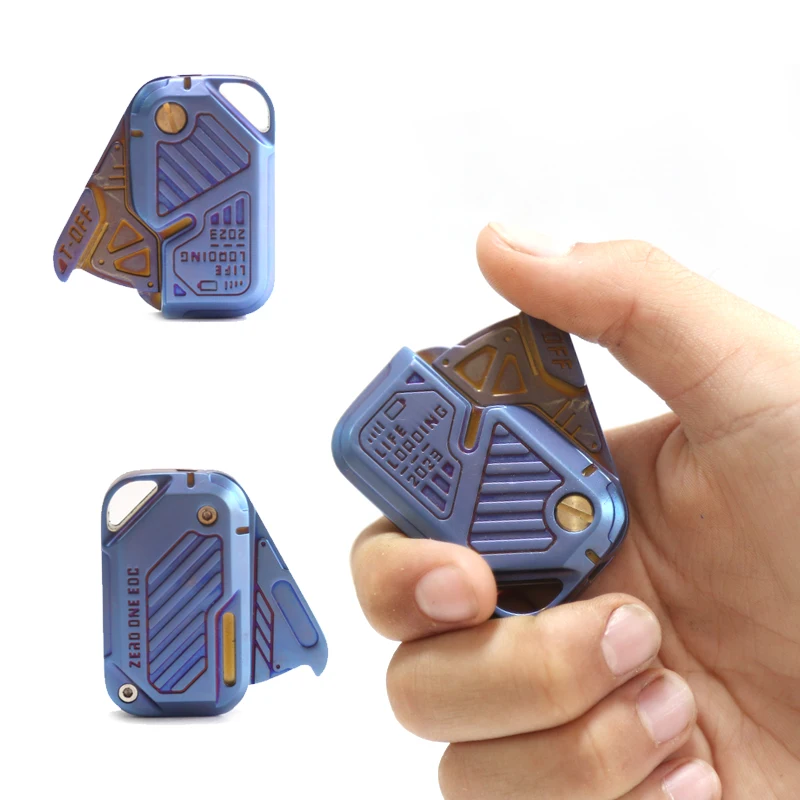 01EDC フィジェットスライダー金属フィジェットおもちゃ ADHD ツール抗