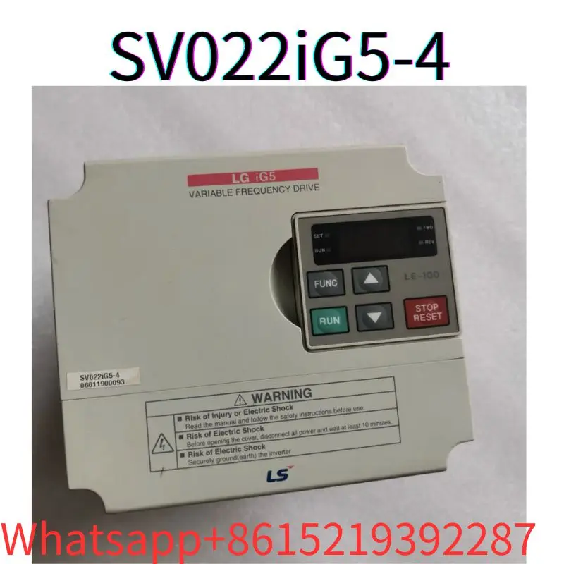 

second-hand frequency converter SV022iG5-4 2.2kw-380v Test OK