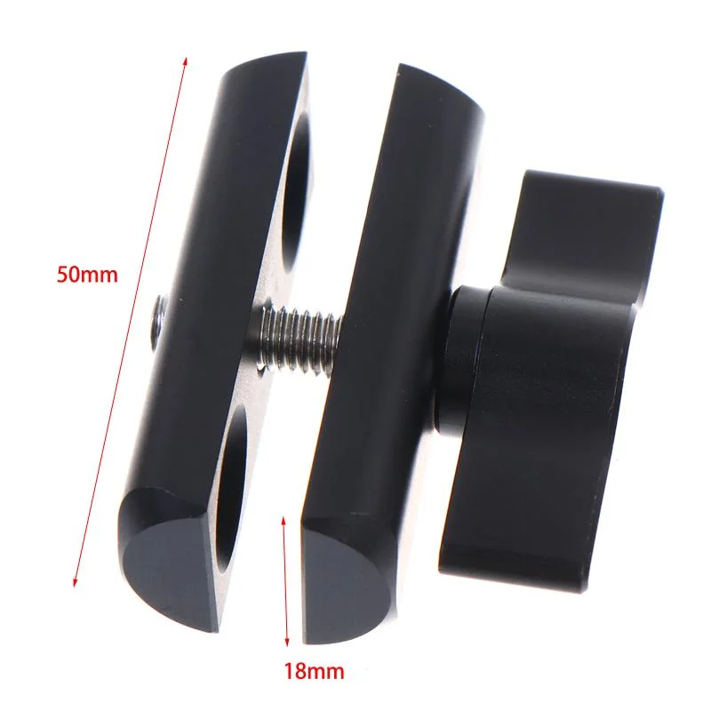 17mm 볼 마운트 더블 소켓 암 클램프 조인트 연결 로드 1/4 나사 어댑터 13용 OSMO360 카메라 폰용 GPS 홀더
