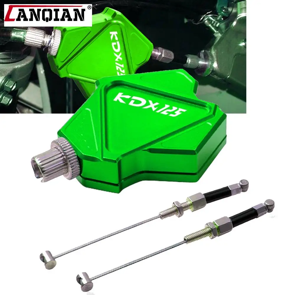 

Для Kawasaki KDX 125 KDX125 KDX125SR 1979-2017 2011 2012 2013 2014 2015 2016 CNC рычаг сцепления тормоза легкая кабельная система