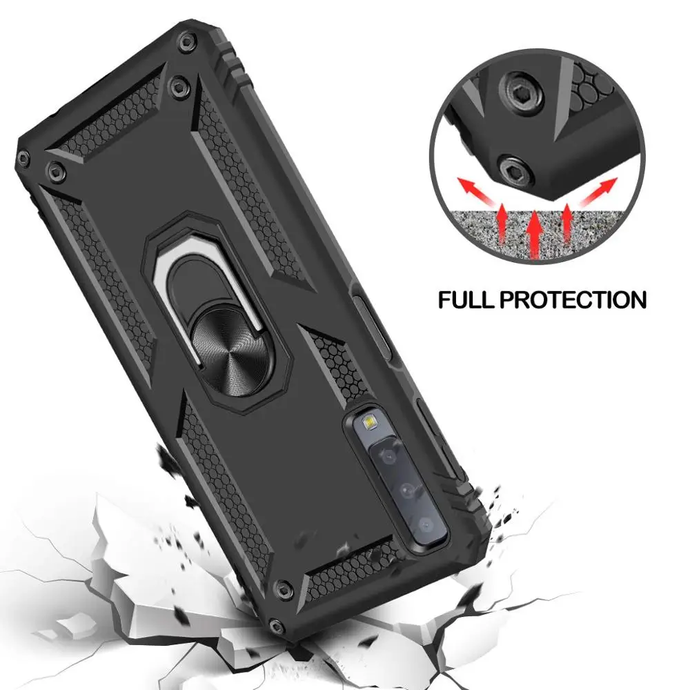 Universal Samsung Galaxy Protective Case with Ring Kickstand