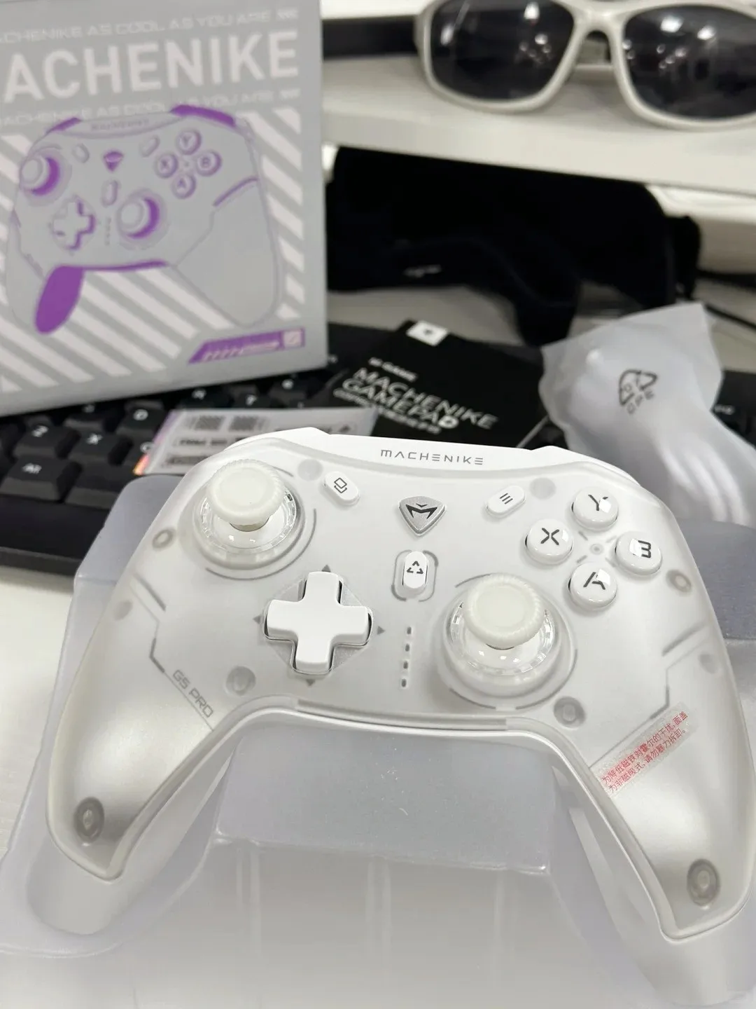 Machenike G5Pro Bluetooth Wireless Gamepad 3 Modalità Hall Controller Maniglia Di Gioco Per Pc Xbox Ns Steam