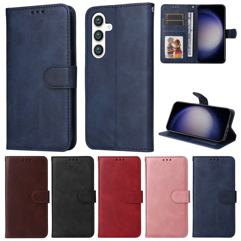 Custodia A Portafoglio In Pelle Per Samsung Galaxy S24 S23 A05 A05S A14 A15 A23 A24 A33 A34 A53 A54 A73 M14 M23 M33 M34 M53 M54 Flip Cover