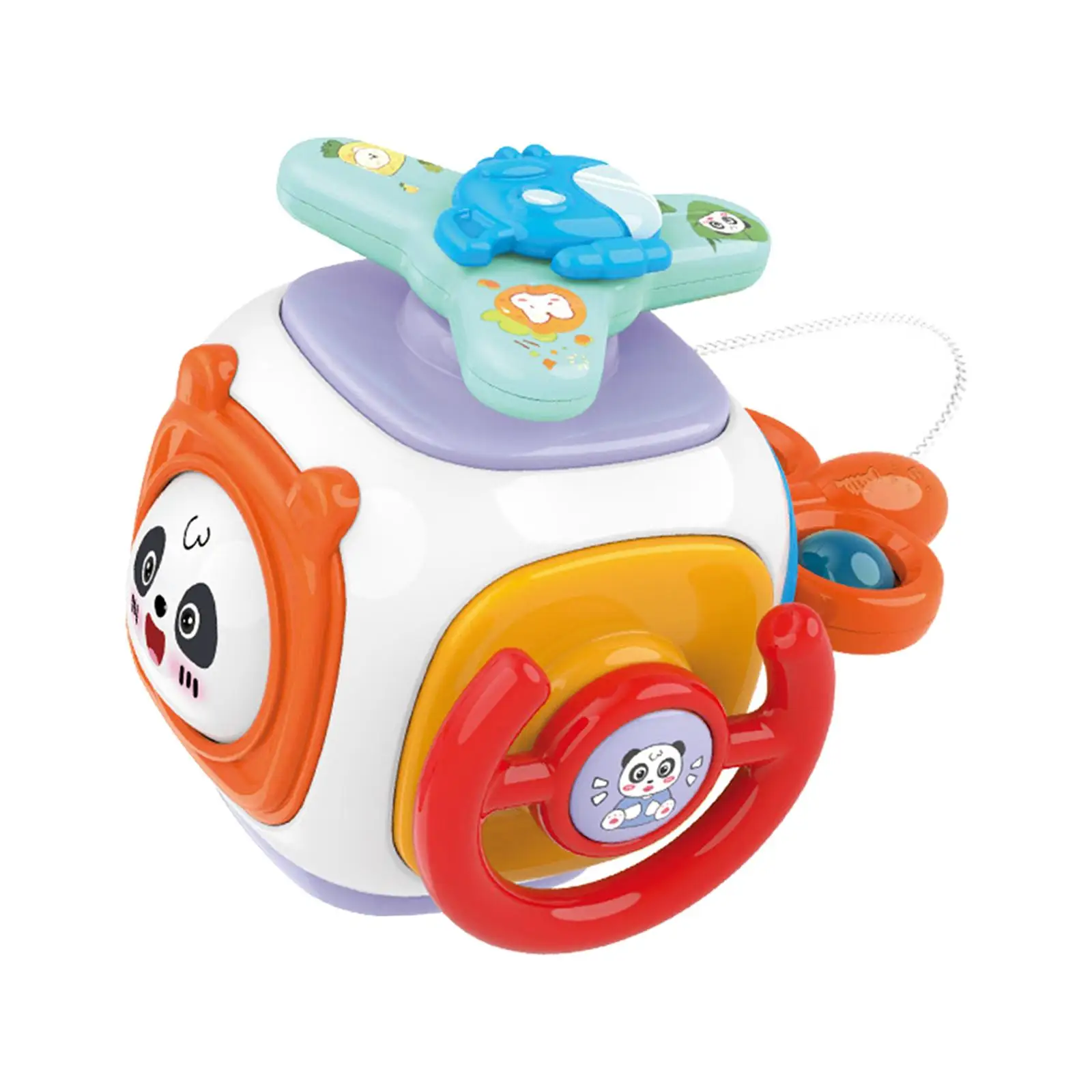 

Baby Busy Ball Multifunctional Busy Hand Grasping Ball for Educational Fine Motor Skills Color Recognition 1 2 3 Year Old Babies