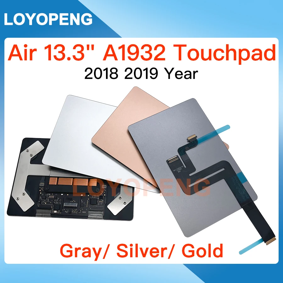 Premium Gray/Silver/Gold Touchpad with Flex Cable