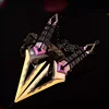 22cm Valorant Kuronami No Yaiba Variant Purple Ninja Kunai Game Peripherals Weapon Model Metal Accessories Ornaments Gift Toys 2