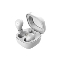 Compact Invisible Bluetooth 5.3 Earbuds - TWS Wireless In - Ear HIFI Stereo Noise - Cancelling Headphones (White)