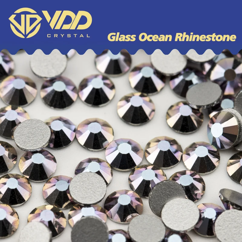 VDD Charm Night SS4-SS30 Glass Crystals Rhinestones Flat Back Diamonds  Glitter Strass Stones For Crafts Nail Art DIY Decorations