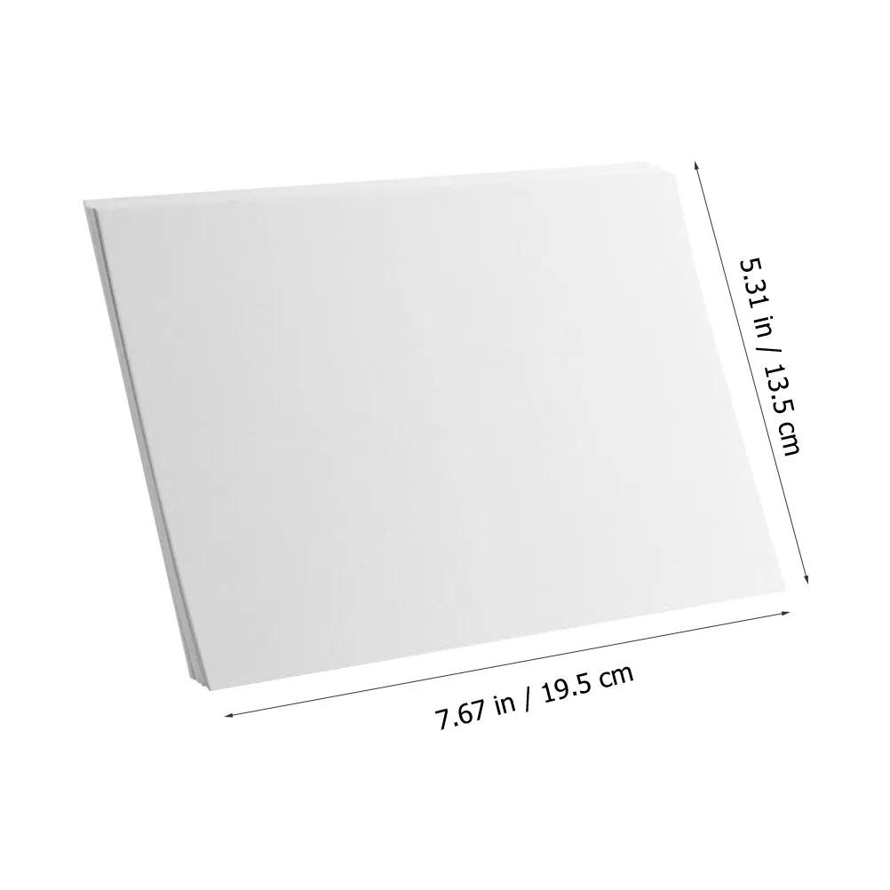 20장의 빈 수채화 그림 종이, 프리미엄 품질, 튼튼하고 쉽게 찢어지지 않음, 혼합 재료에 이상적, 학교 미술 용품