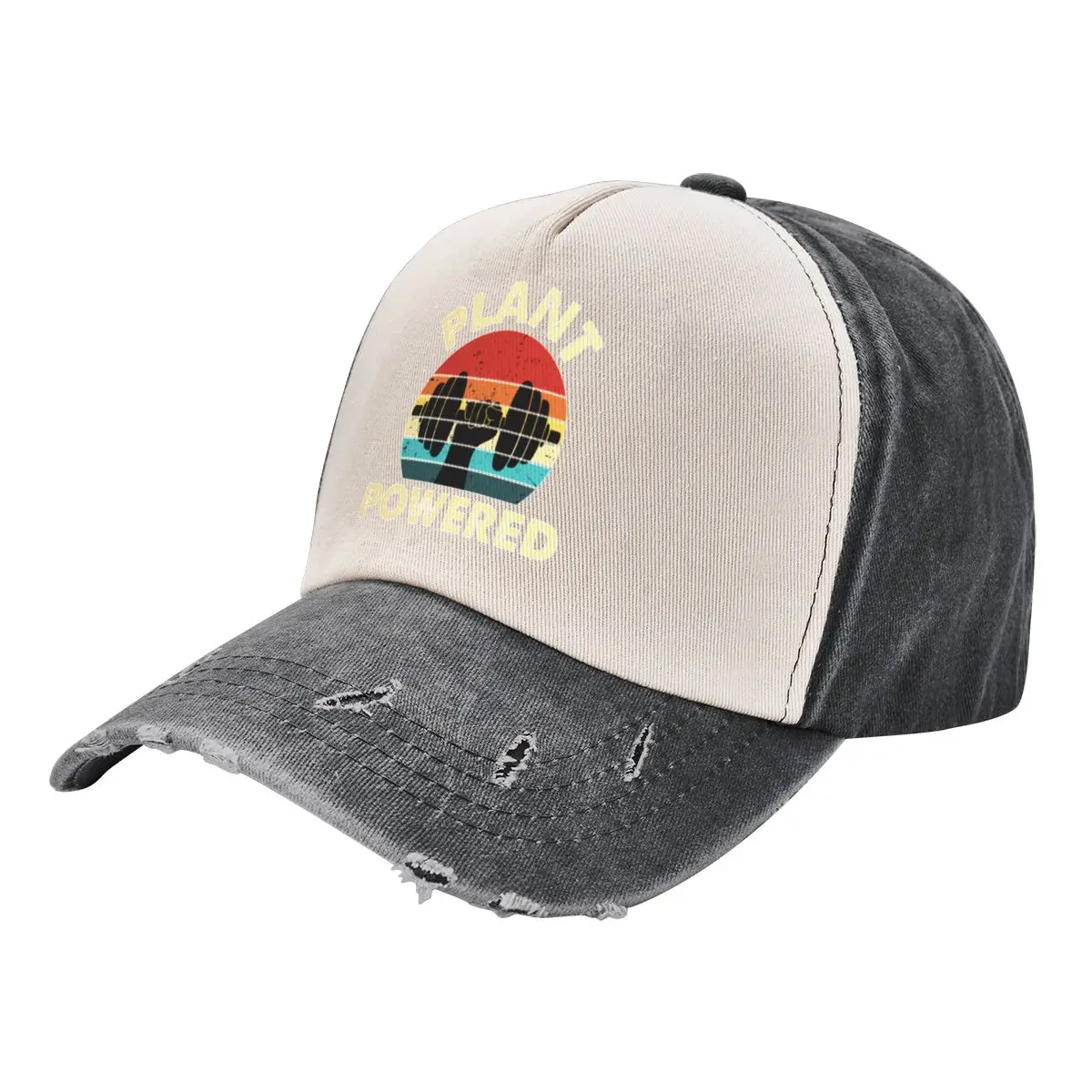 

Plant Powered Vegan Retro Baseball Cap Hat Baseball Cap party Hat Mens Hats Women's
