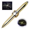Multifunctional Decompression Finger Rotate Luminous Gyro Pens Toy Fidgets Spinner LED Light Ballpoint Pen Metal Gyro Pen Gift 1