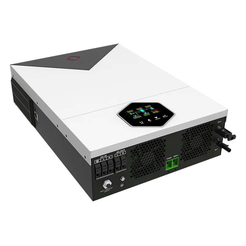 

6.2KVA 6200W 12V 220V 450V Inbuilt 120A MPPT Charge Controller 6.2KW Pure Sine Wave Hybrid Solar Inverter