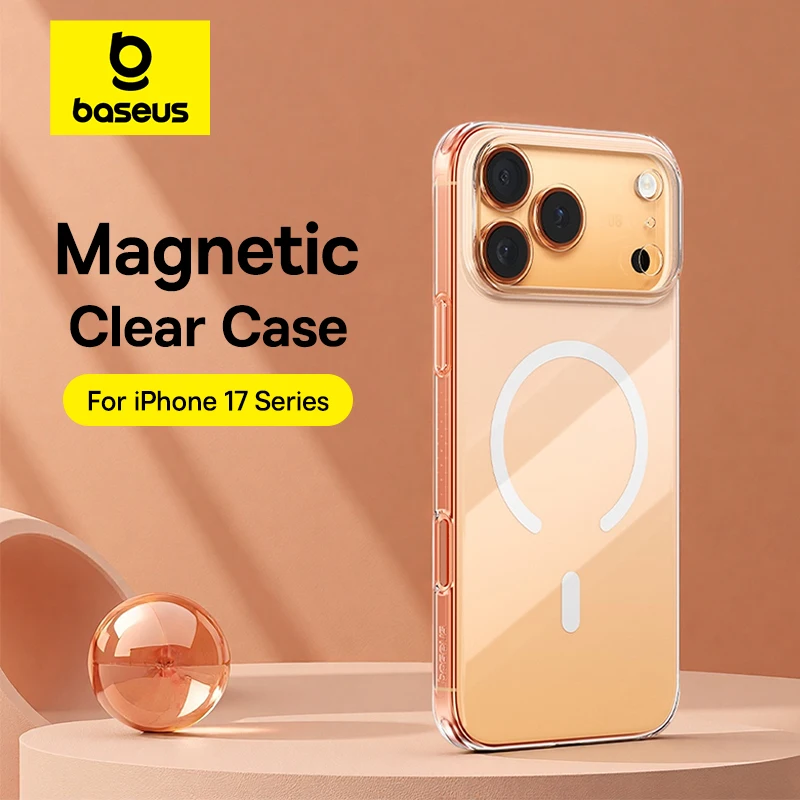 Baseus Magnetic Clear Protective Case with MagSafe Wireless Charging Compatibility
