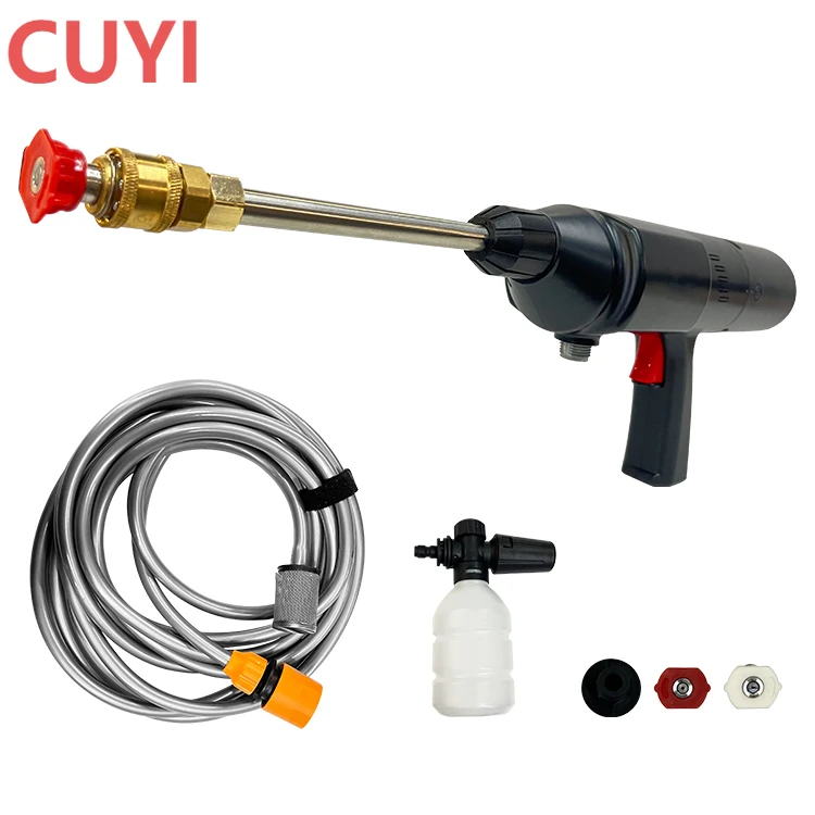 

Portable Wireless Lithium Battery Auto Cleaning Kit Foam Gun Car Wash Spray Water Guns High Pressure Electric Car Washer Gun
